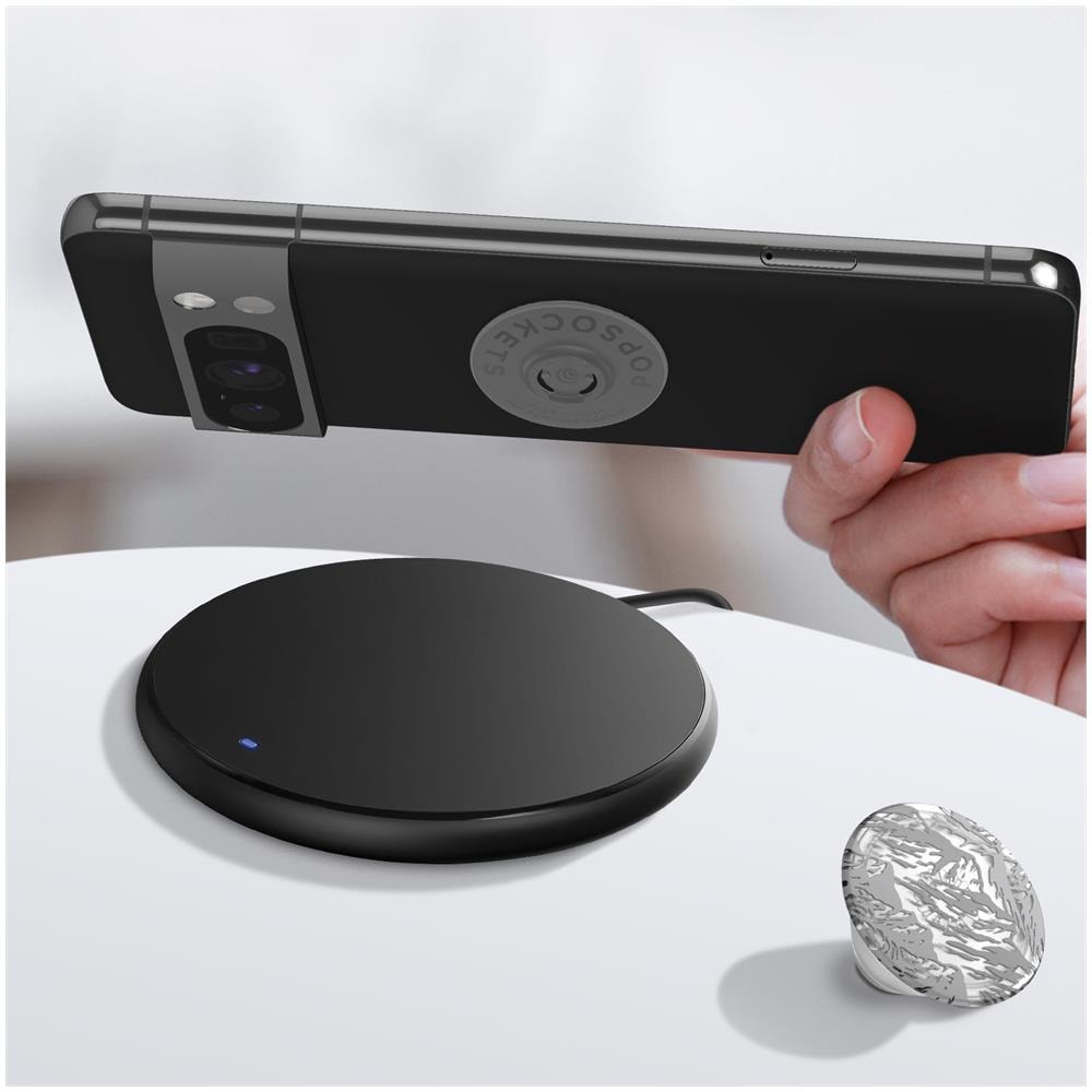 Popgrip Per Smartphone Standard Design Plant Mountains, Grigio - Foto 5