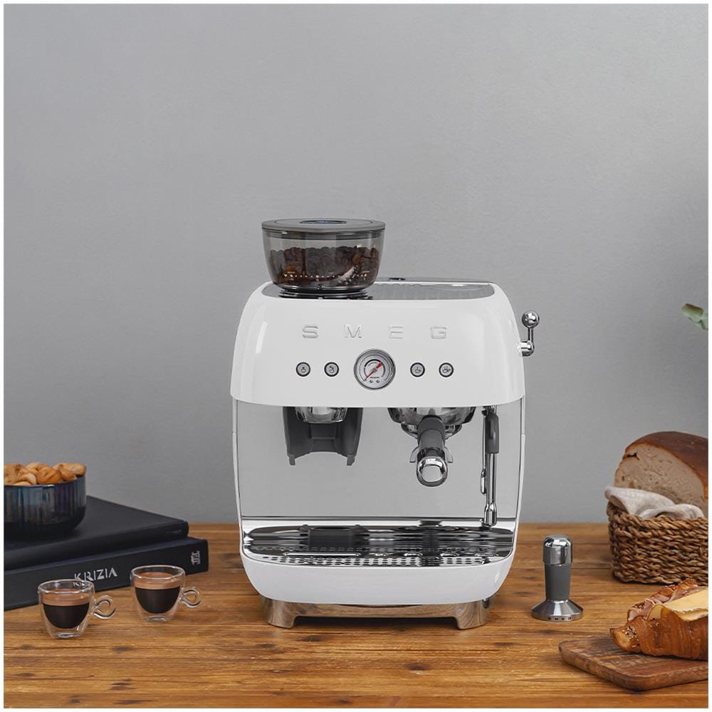Macchina da Caffè Espresso Manuale EGF03WHEU Potenza 650 W Colore Bianco - Foto 6