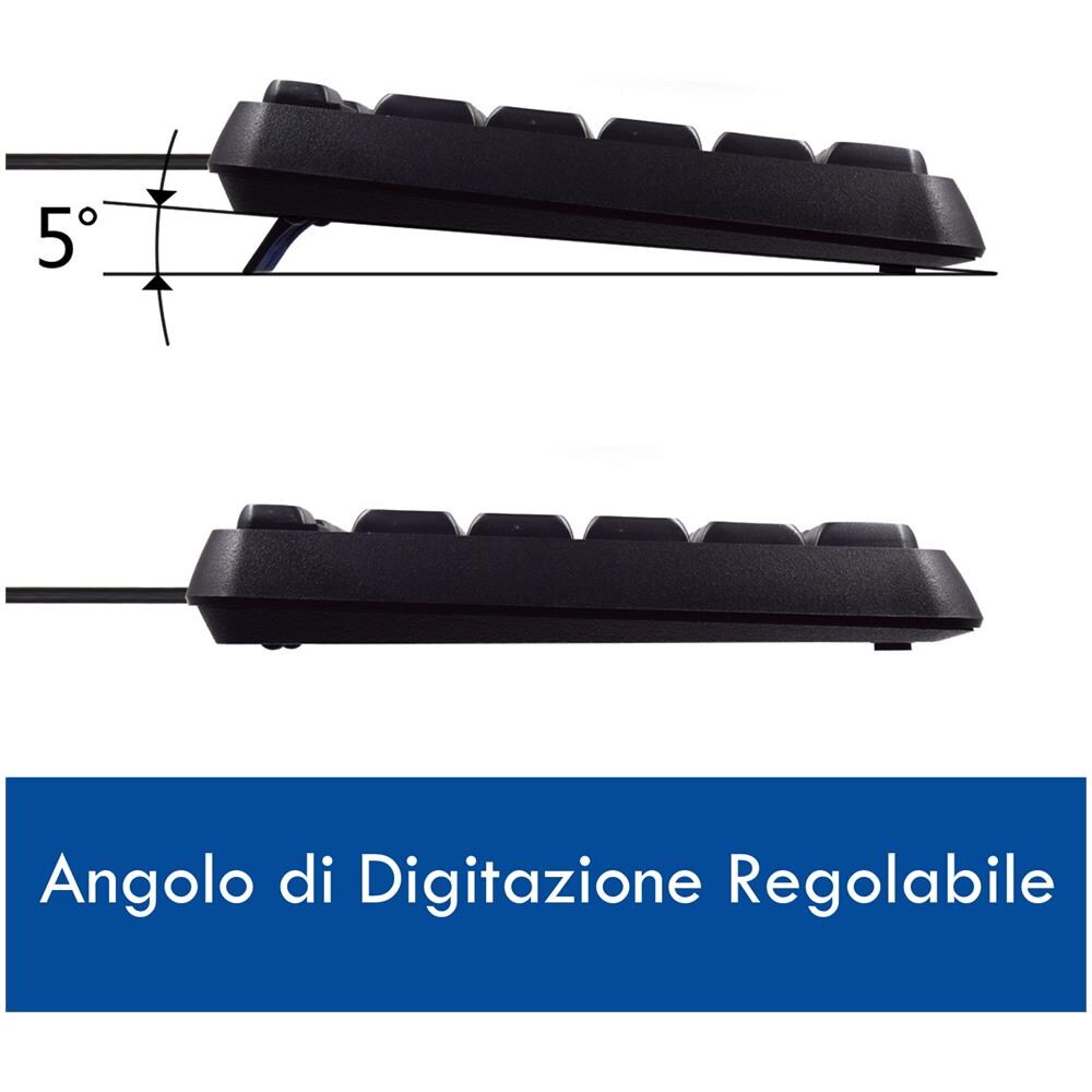 Tastiera USB EW3000  (Layout Italiano) Colore Nero - Foto 5