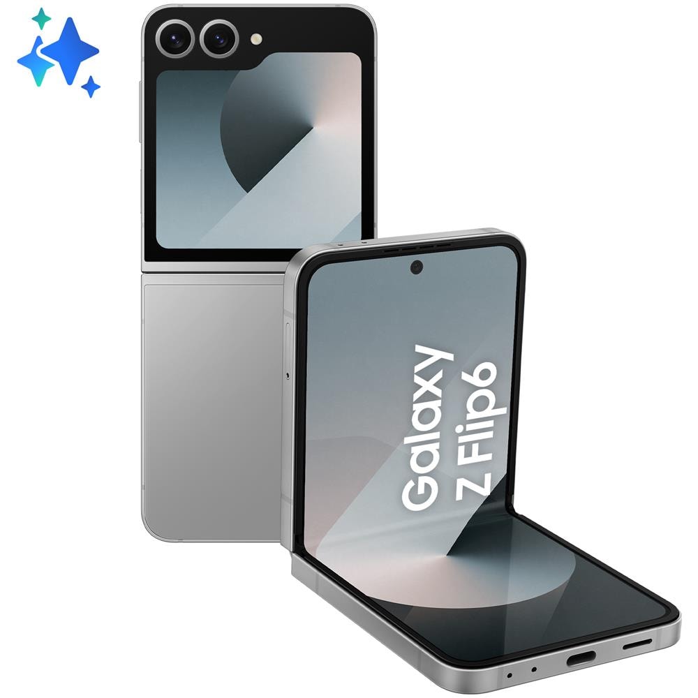 Galaxy Z Flip6 5G AI 256GB 12GB Ram Display 3,4" SAMOLED / 6,7" Dynamic AMOLED 2X 4000 mAh Argento Italia - Foto 1