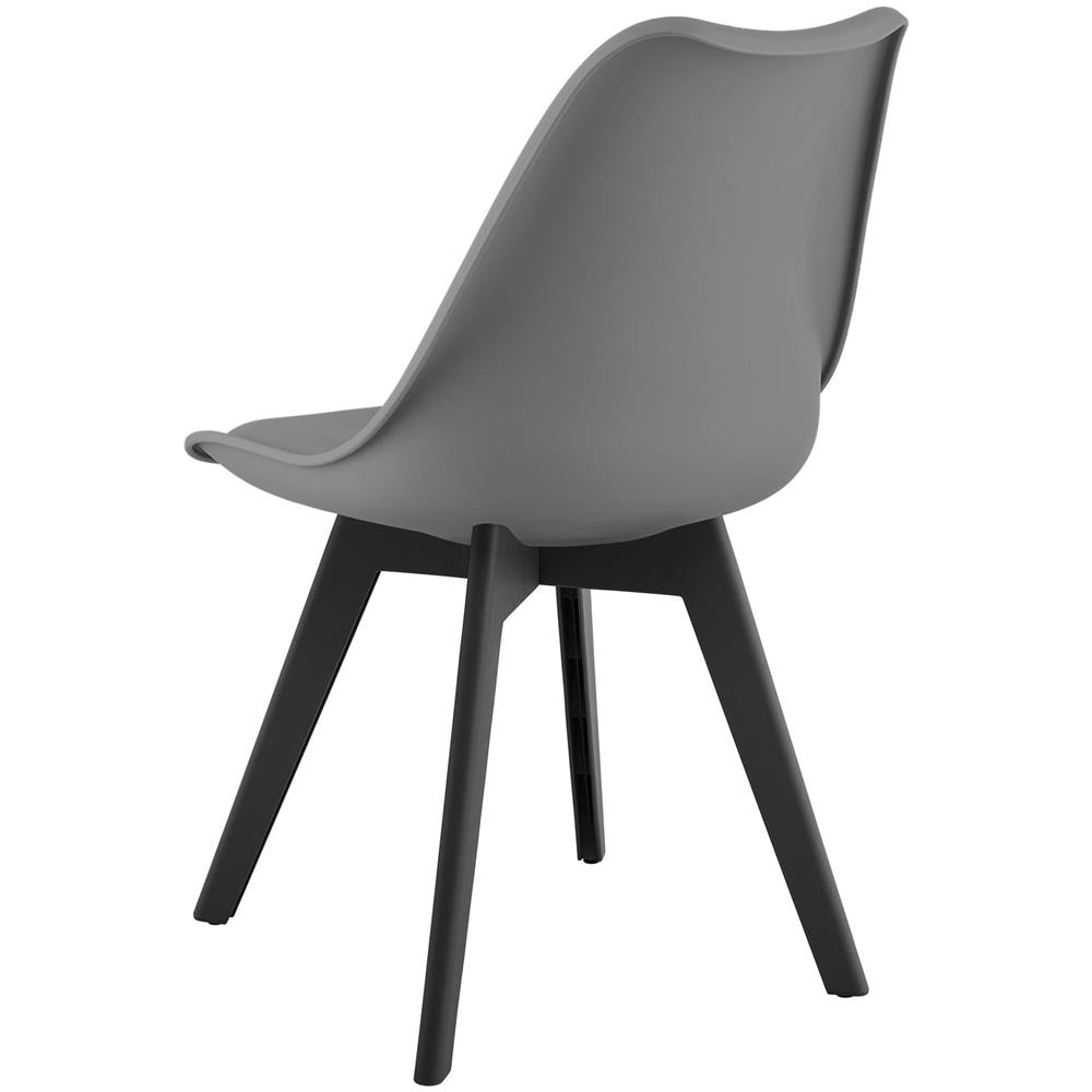 Sedia RIXK - Ergonomica Grafite con Gambe Nere x 1 - Foto 5