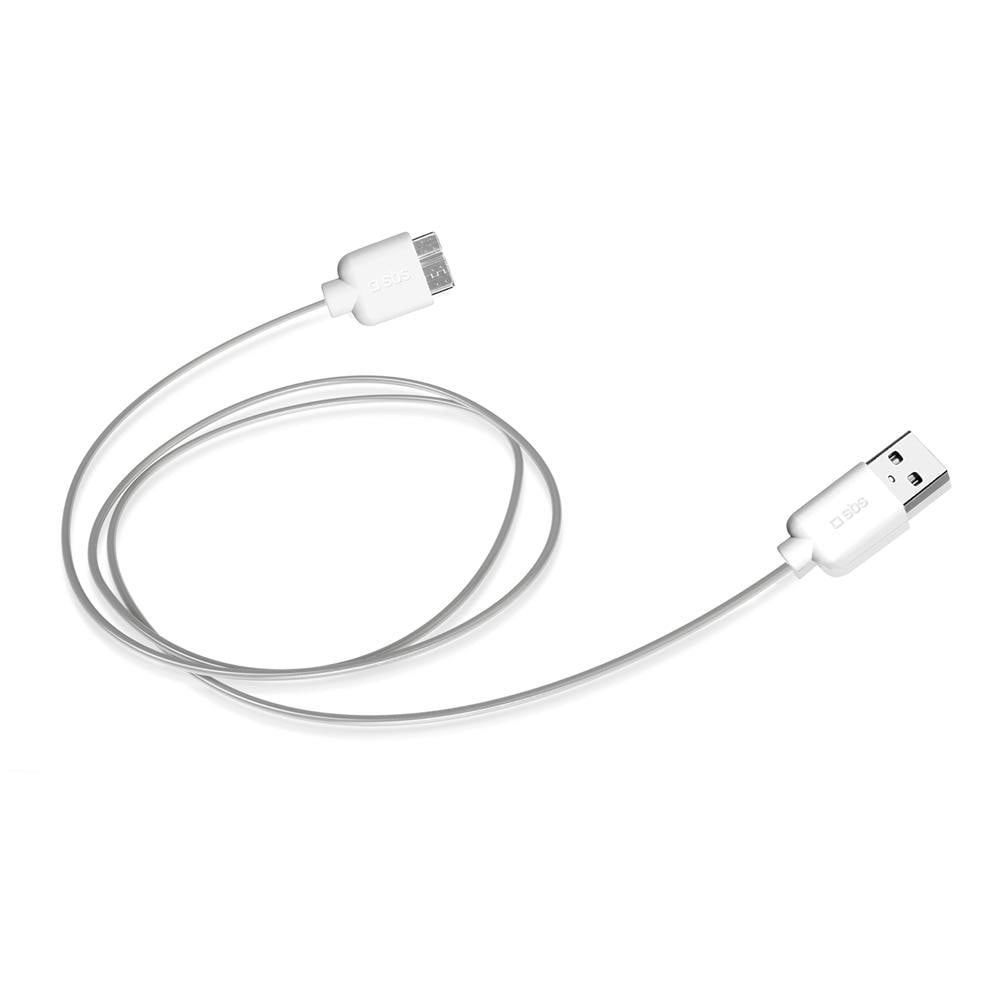 Cavo Dati Micro Usb 3.0 Per Samsung S5 / Note 3, Lunghezza Cavo 120 Cm - Foto 1