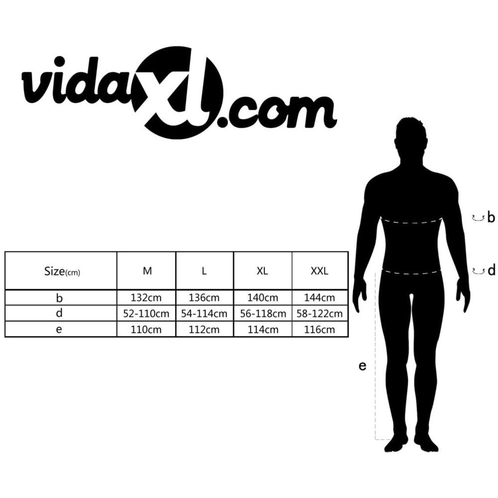 Completo Impermeabile Blu Marino Con Cappuccio Xxl 2 Pz Per Uomini - Foto 15