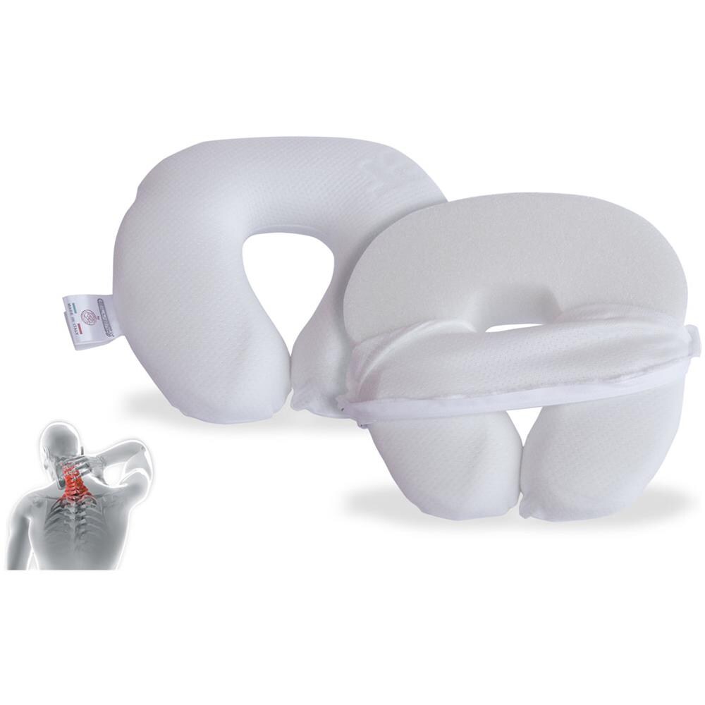 Cuscino Collare Da Viaggio Cuscino Ortopedico Bianco - Foto 1