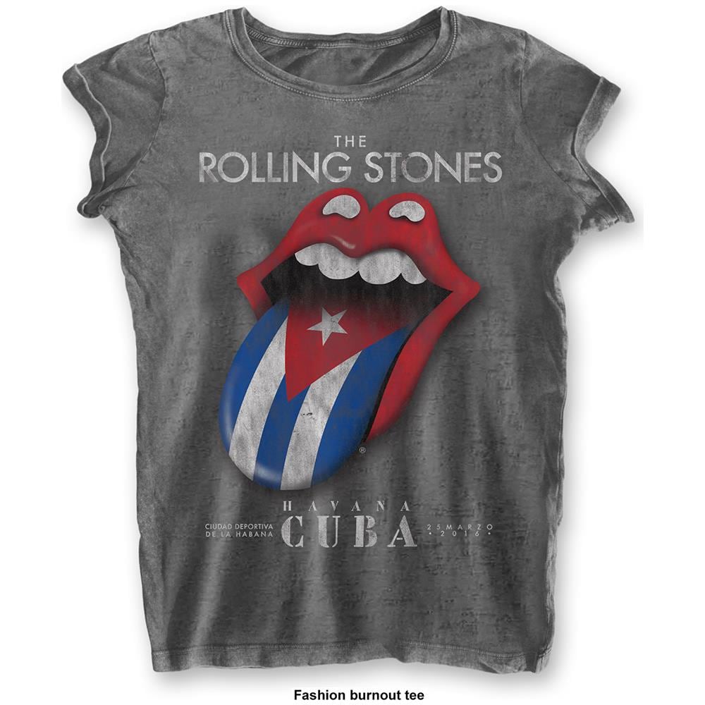 Rolling Stones (The) - Havana Cuba Grey (T-Shirt Donna Tg. M) - Foto 1