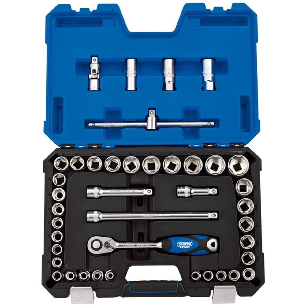 Set 41 Pz Chiave A Cricchetto Con Estrattori 1/2"" 16453 - Foto 1