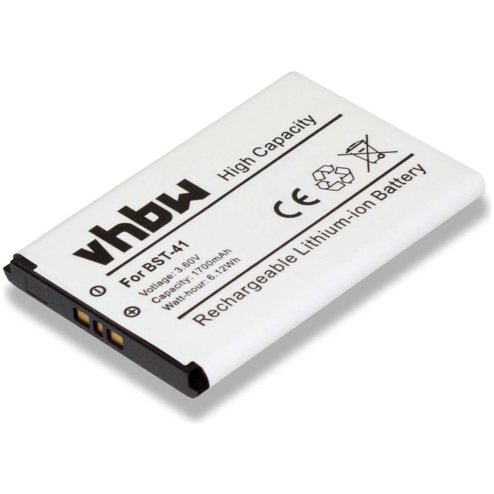 Li-ioni Batteria 1700mah (3.7v) Per Cellulare Telefono Smartphone Sony Mt25, Mt25a, Mt25i, Xperia Neo L, Xperia X2i, Xperia X3, Zeus Come Bst-41. - Foto 1