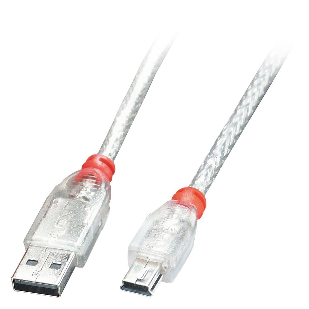Cavo Usb 2.0 A / mini-b Trasparente 0,5m - Foto 1