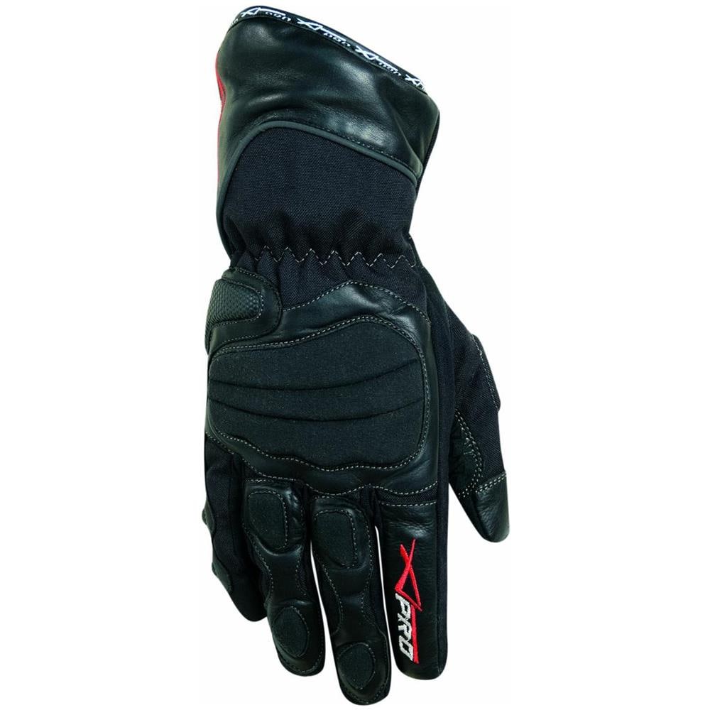 Guanti Invernali Moto Sci Antivento Imbottito Protettivo Impermeabili Nero S - Foto 2