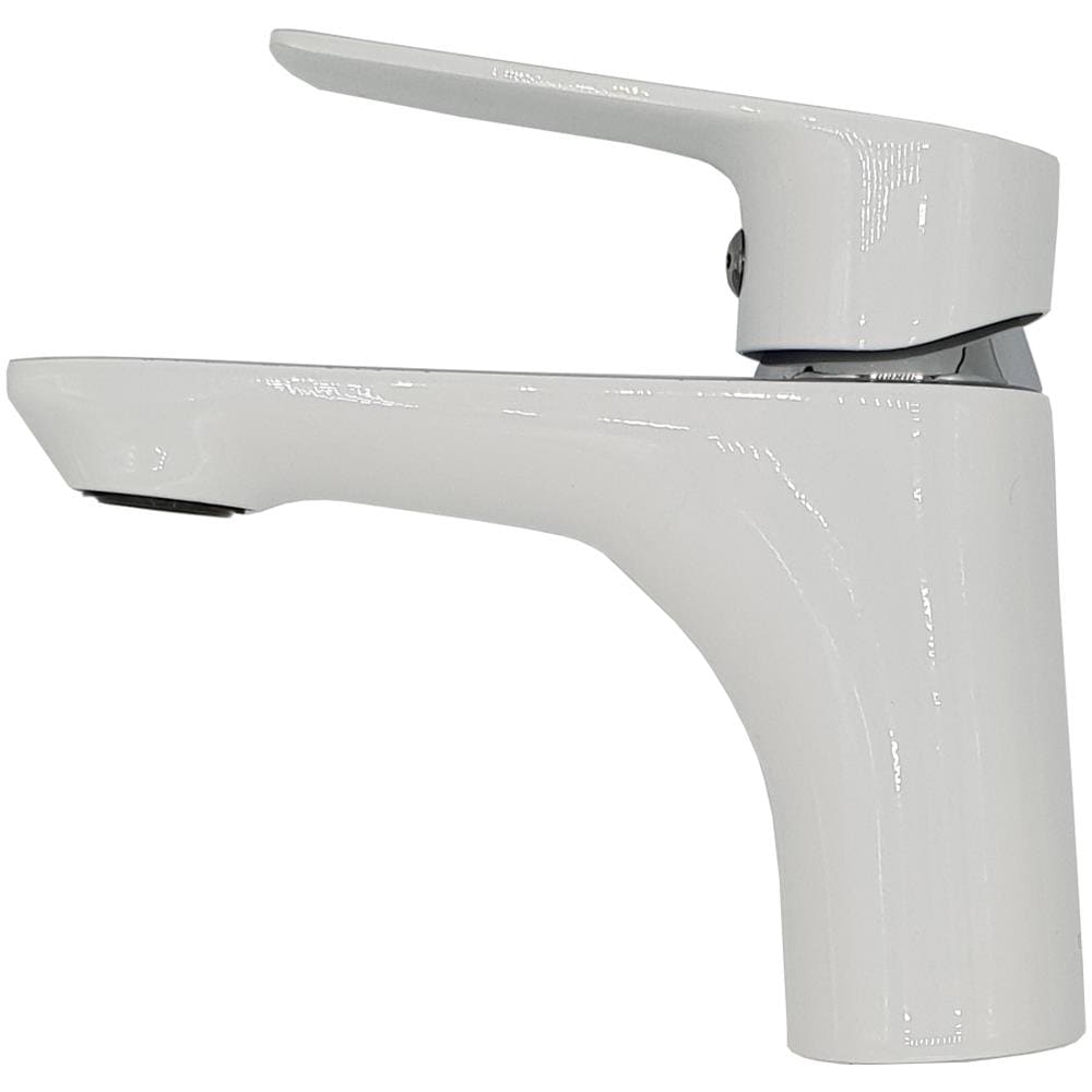 Biancacromo Lavandino Bagno Elegante piùdi Miscelatore Rubinetto Leva Singola - Foto 1