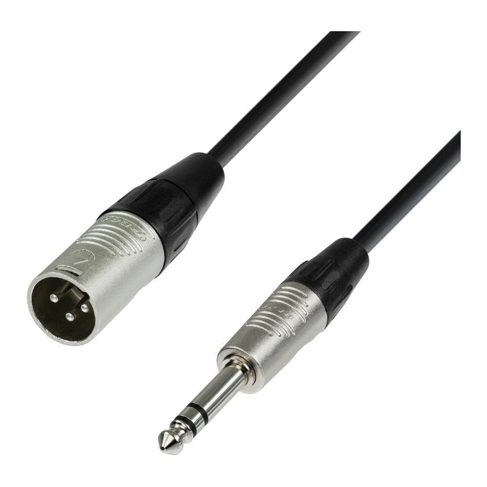 K4 BMV 0300 3m 6.35mm TRS XLR (3-pin) Nero, Argento cavo audio - Foto 1