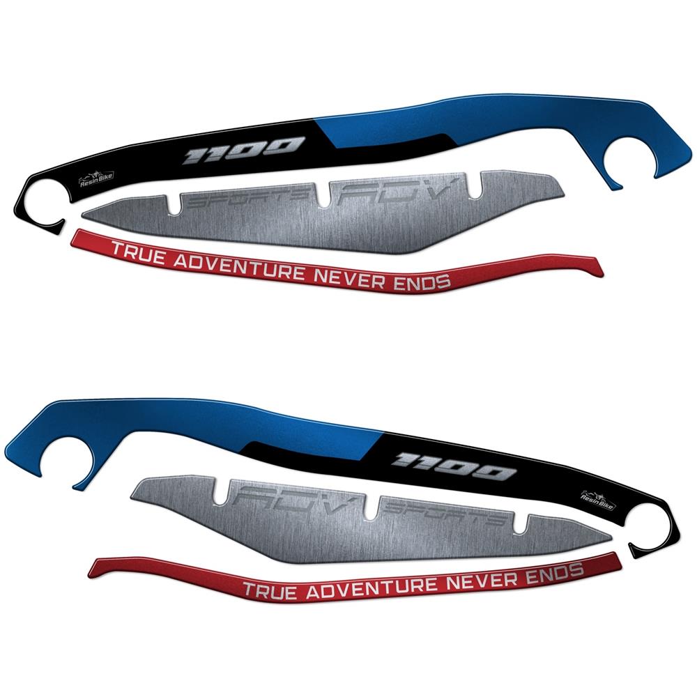 Adesivi 3d Protezione Paramani Compatibili Con Crf1100l Africa Twin Adventure Sports 2021 - Foto 1