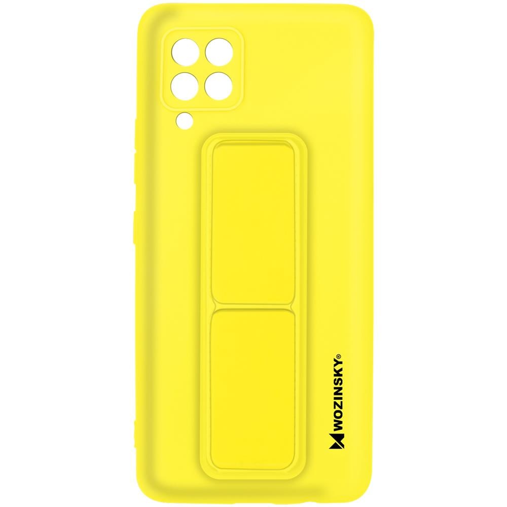 Cover Per Samsung Galaxy A42 Cavalletto Pieghevole Magnetico Wozinsky Gialla - Foto 1