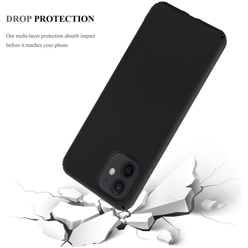 Custodia Compatibile Con Apple Iphone 12 Pro Max (6,7 Zoll) In Nero Metallo - Hard Case Coperchio Protettivo In Look Metallico Contro I Graffi E Gli Urti - Foto 7