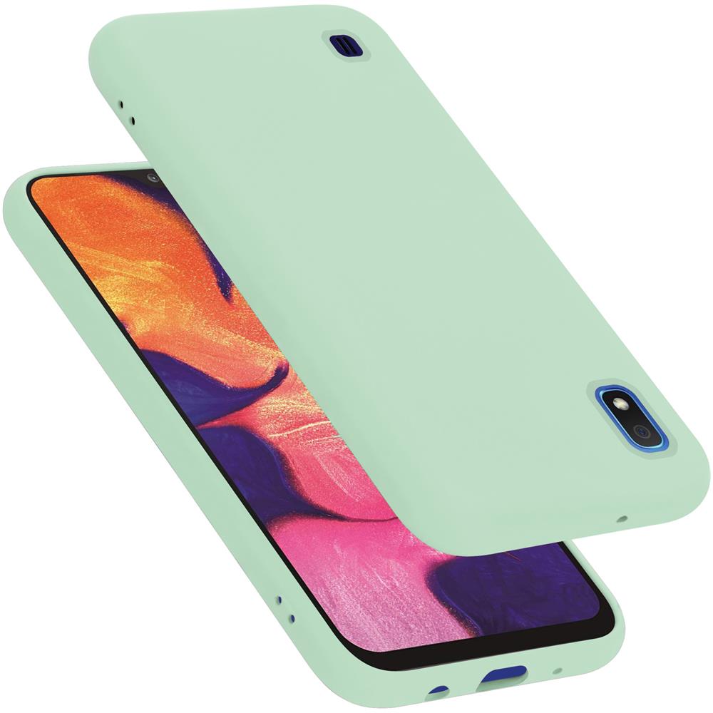 Custodia Compatibile Con Samsung Galaxy A10 / M10 In Liquid Verde Chiaro - Coperchio Protettivo In Silicone Tpu Flessibile - Foto 1