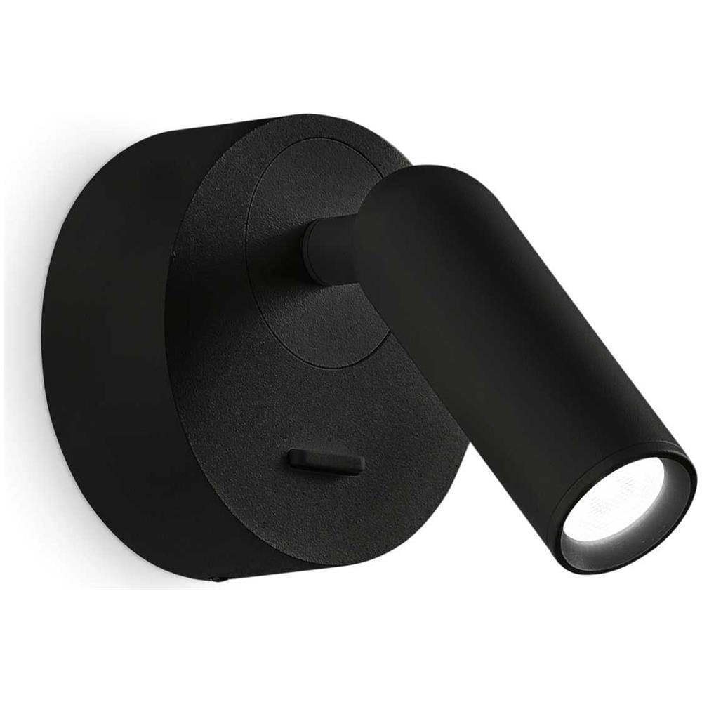 Bean Round Ap Nero Lampada Applique - Ideal Lux 260617 - Foto 2