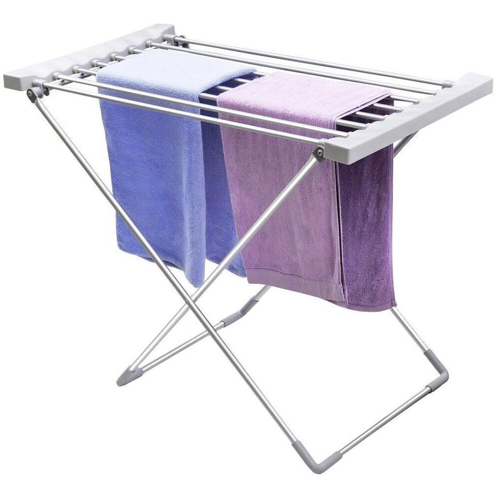 Stendibiancheria Elettrico 100w Stendino Asciugabiancheria Pieghevole Alluminio - Foto 1