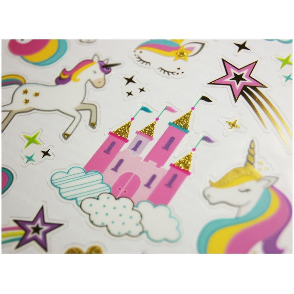 Adesivi - Magici Unicorni - Oro E Brillantini - Foto 1