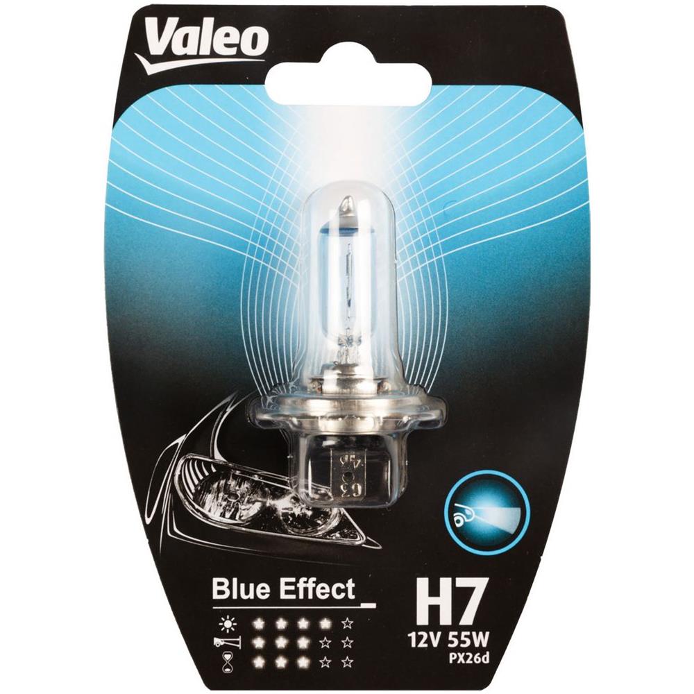 H7 Lampada Singola Auto 12v 55w Blue Effect Attacco Px26d - Foto 1