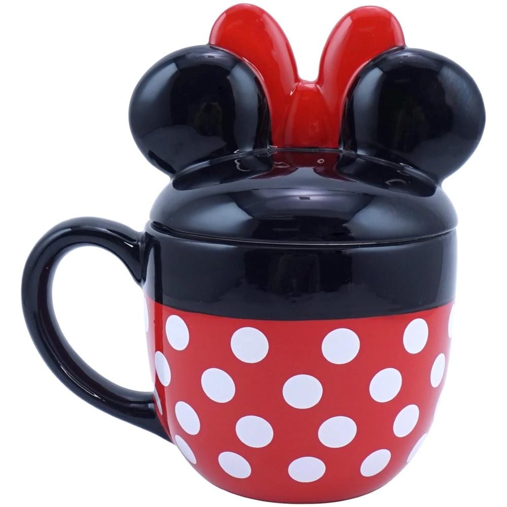 Disney - Tazza A Forma Di Minnie Mouse Con Coperchio - 425 Ml - Foto 2