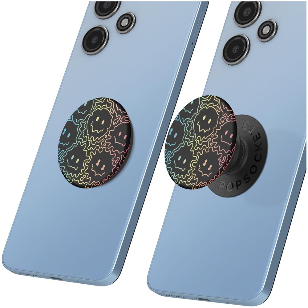 Popgrip Per Smartphone Standard Stampa Feel The Bass, Nero - Foto 2
