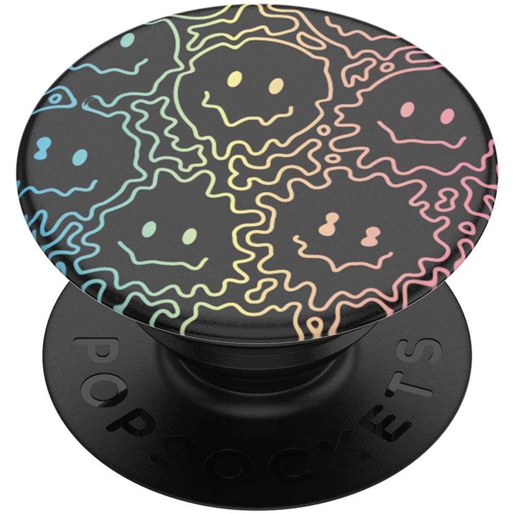 Popgrip Per Smartphone Standard Stampa Feel The Bass, Nero - Foto 1