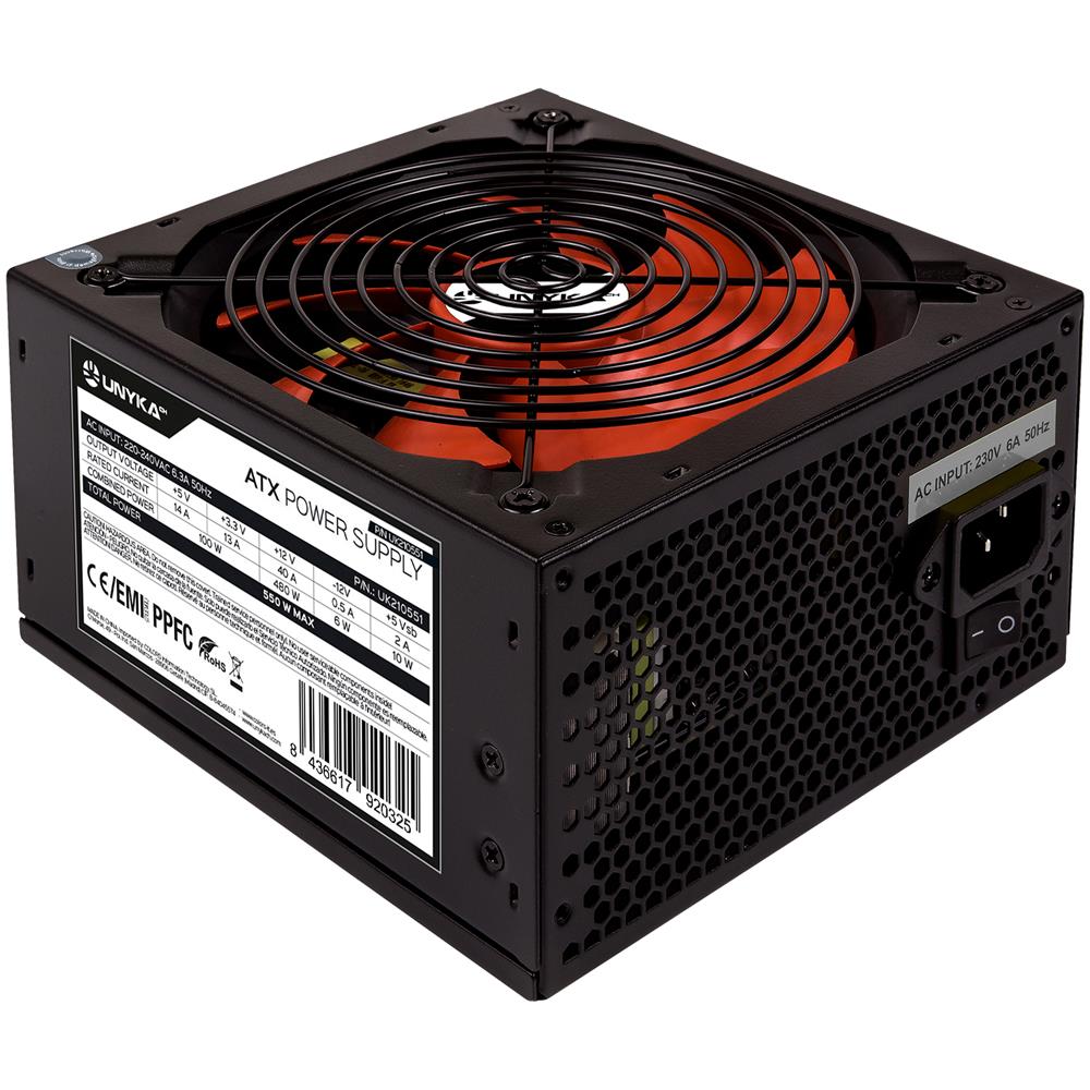 Alimentatore ATX 550W 230V Colore Nero - Foto 2