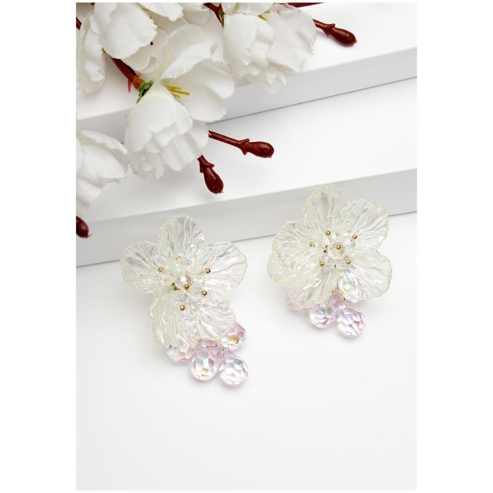 Orecchini Pendenti a Fiore Eterei Collezione Diva - Foto 1