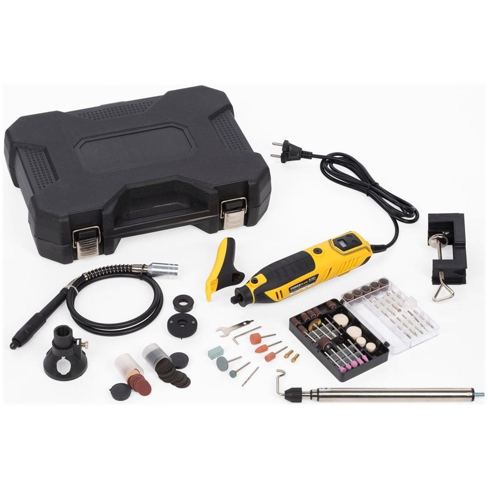 Minitrapano W 200 + 126 Accessori Valigetta Mini Trapano Flessibile Smerigliatri - Foto 4
