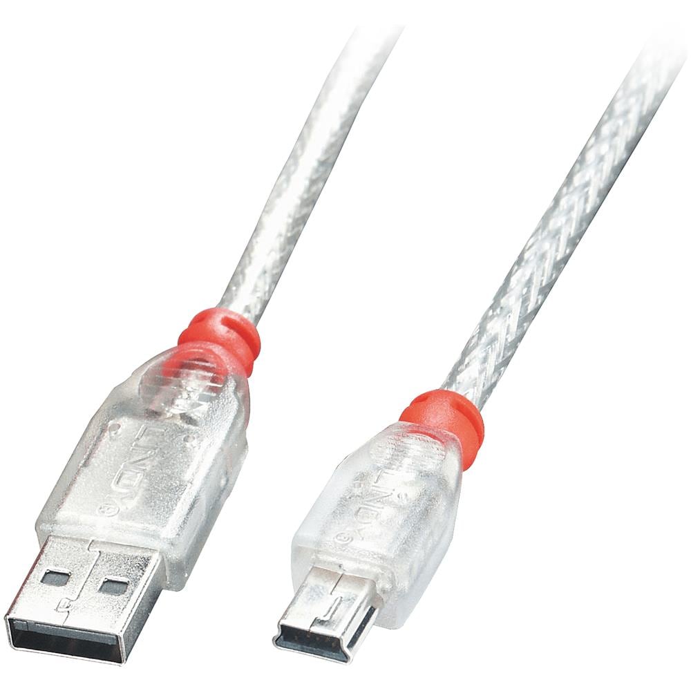 Cavo Usb 2.0 A / mini-b Trasparente 0.2m - Foto 1