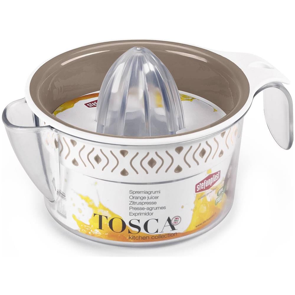 Tosca, Spremiagrumi Cm 14, per Alimenti Qualità Extra 100 % Prodotto In Italia - Tortora - Foto 1