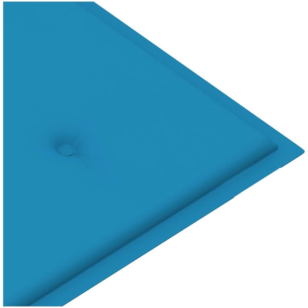 Panca Da Giardino Pieghevole Con Cuscino 118 Cm In Bamb? - Foto 7