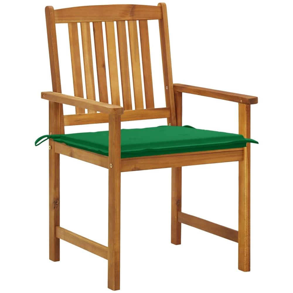 Sedie da Giardino con Cuscini 8 pz in Legno Massello di Acacia - Foto 3