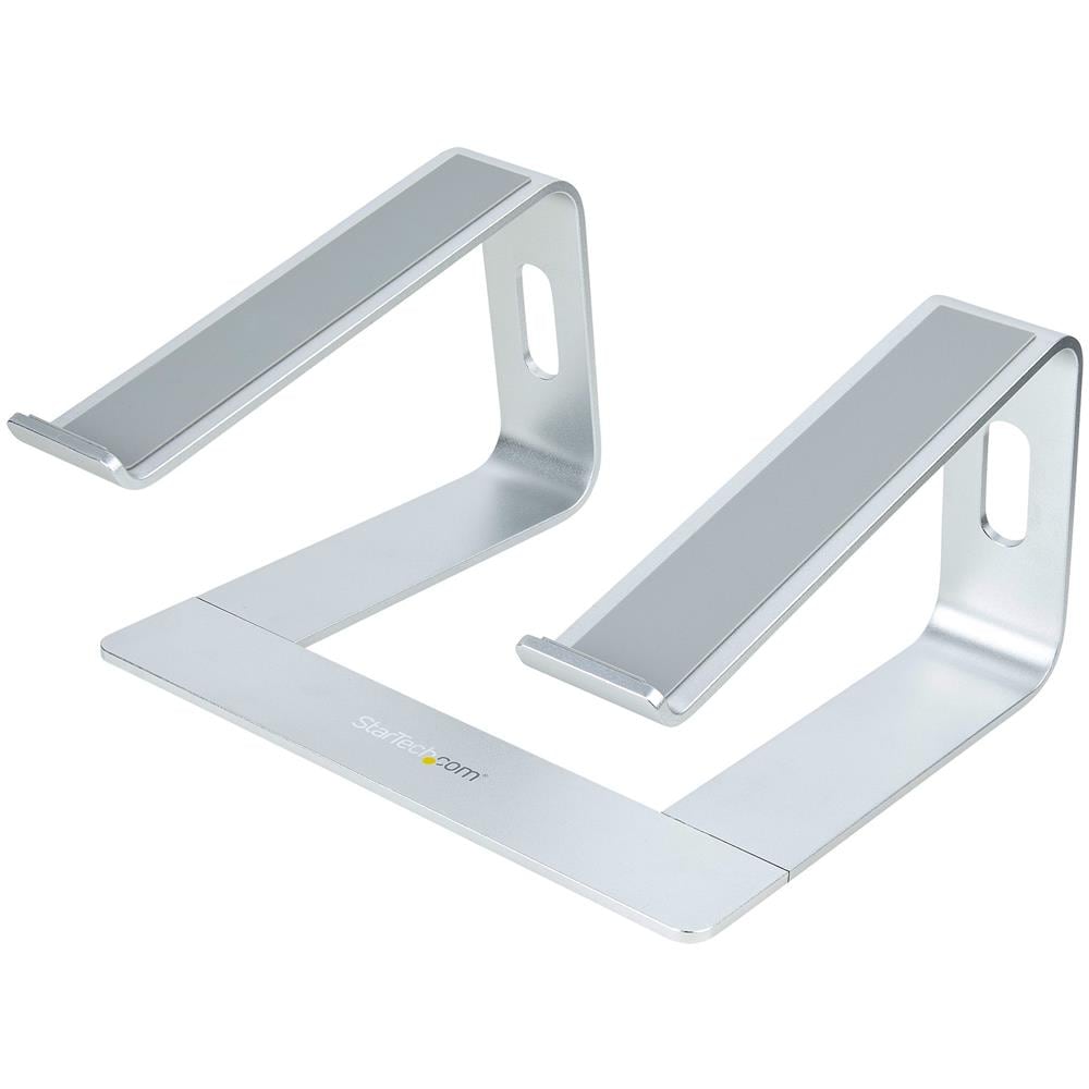 Supporto per PC Portatile da Scrivania in Alluminio /Argento supporta fino a 5 kg, Rialzo Ergonomico per Laptop, Supporto Portatile per Notebook Macbook Air /Pro, Dell XPS, Lenovo - Foto 1