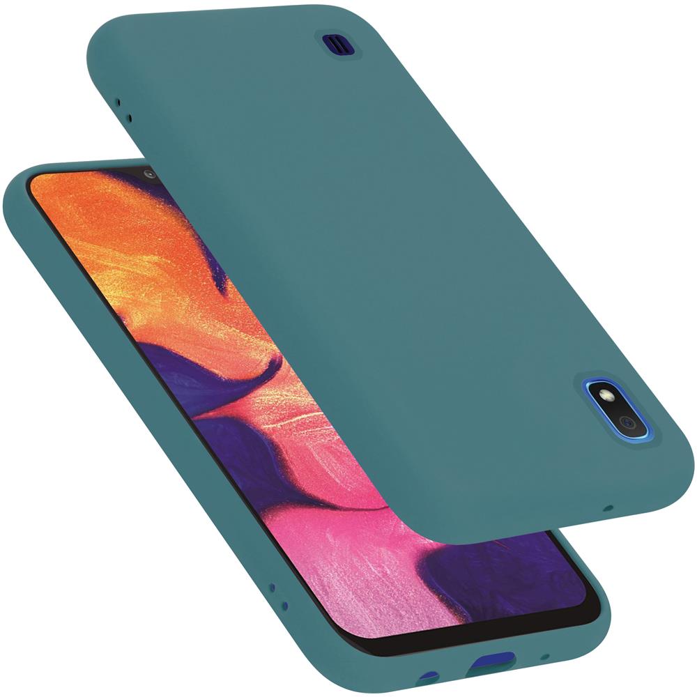 Custodia Compatibile Con Samsung Galaxy A10 / M10 In Liquid Verde - Coperchio Protettivo In Silicone Tpu Flessibile - Foto 1