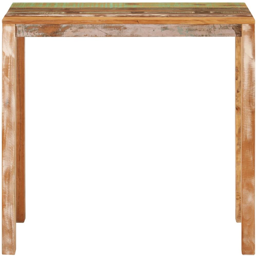 Tavolo Da Bar 112x55x108 Cm In Legno Massello Di Recupero - Foto 2