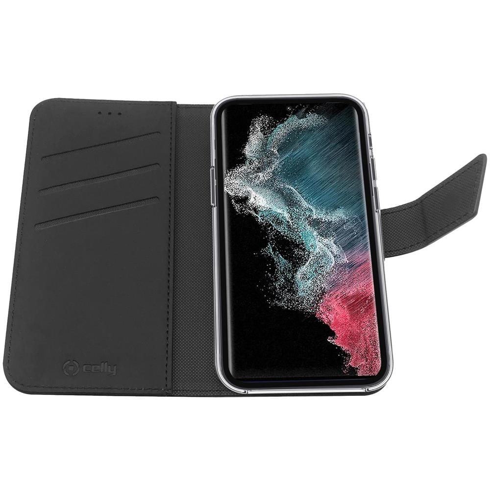 Custodia Samsung Galaxy S23 Ultra 5g In Similpelle A Portafoglio Nero - Foto 2