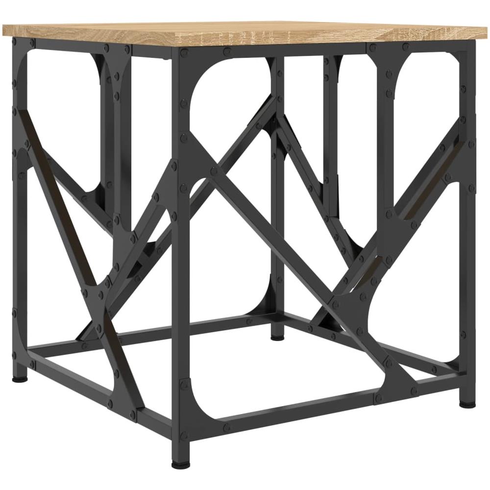 Tavolino Salotto Rovere Sonoma 45x45x47,5 Cm Legno Multistrato - Foto 2