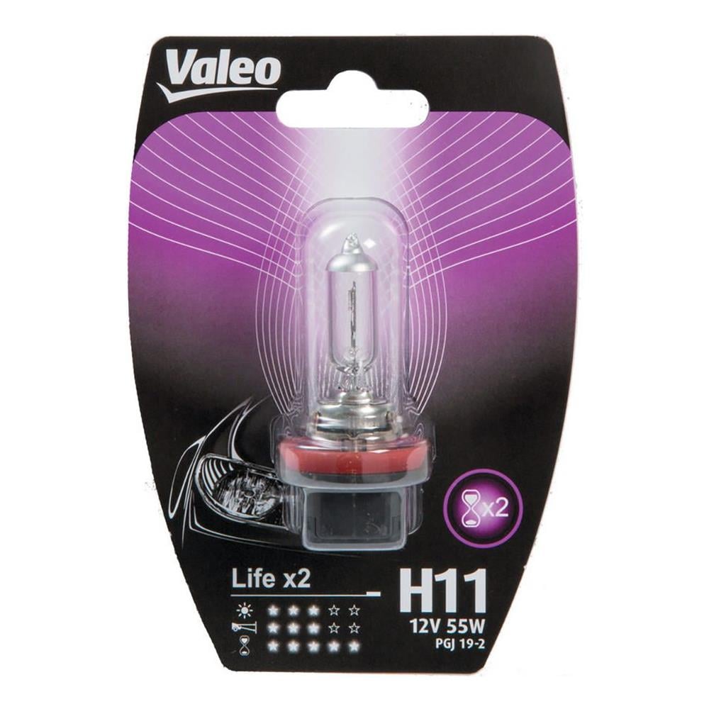 H11 Lampada Singola Auto 12v 55w Life X2 Attacco Pgj 19-2 - Foto 1