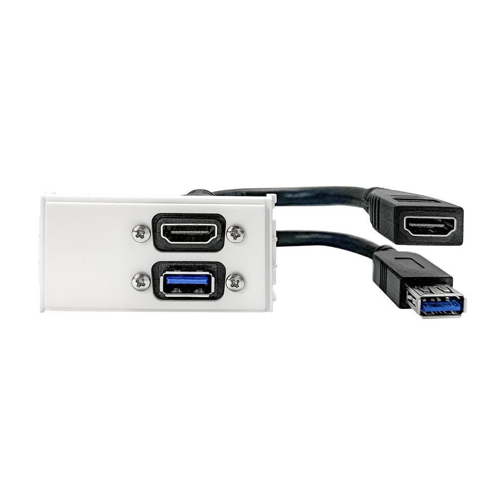 WI221261 presa energia HDMI + USB A Bianco - Foto 2