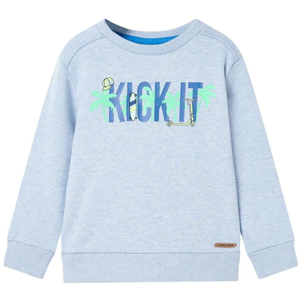 Felpa da Bambino Blu Tenue Mélange 140 - Foto 1