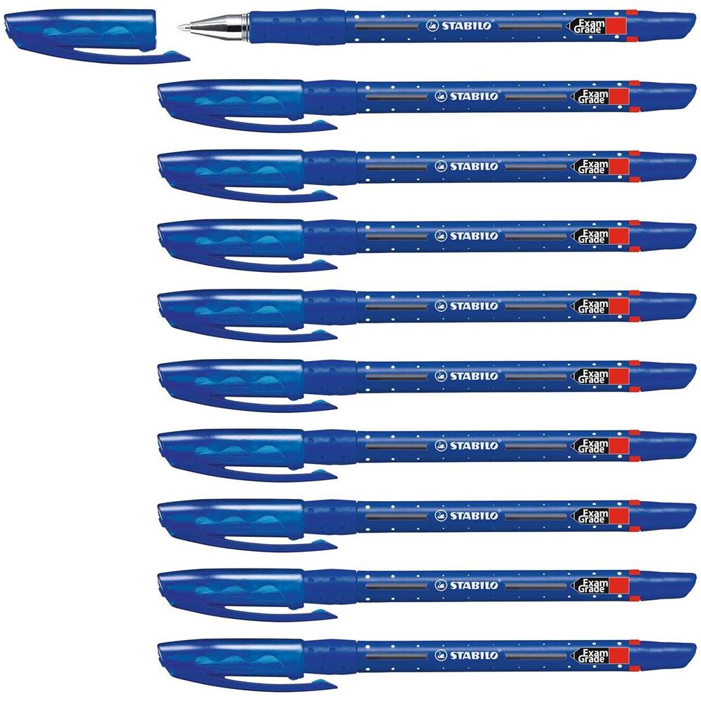 Exam Grade - Penna a Sfera - Confezione da 10 - Blu - Foto 1