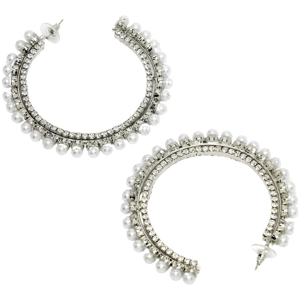 Orecchini a Cerchio a Forma di C Collezione Diva - Foto 2