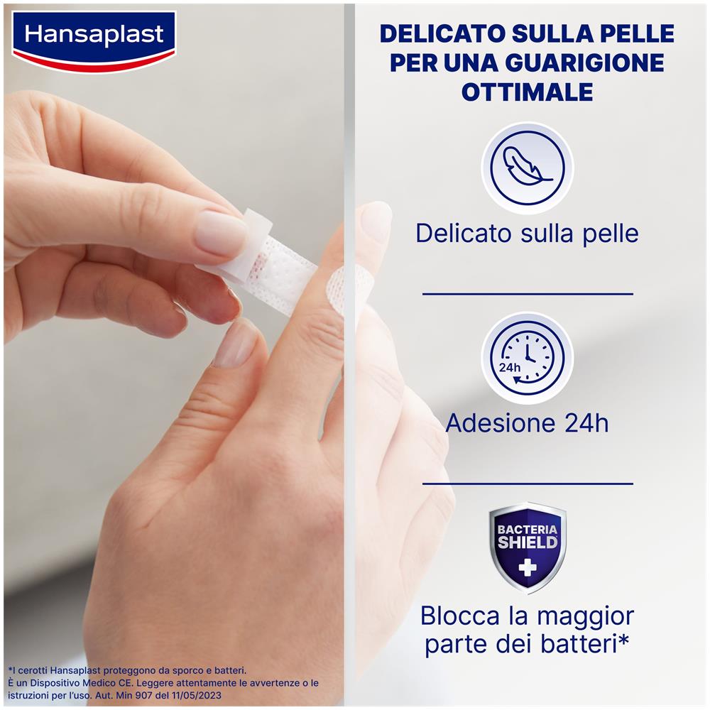 Cerotto Hansaplast Sensitive 2 Formati Assortiti 20 Pezzi - Foto 2