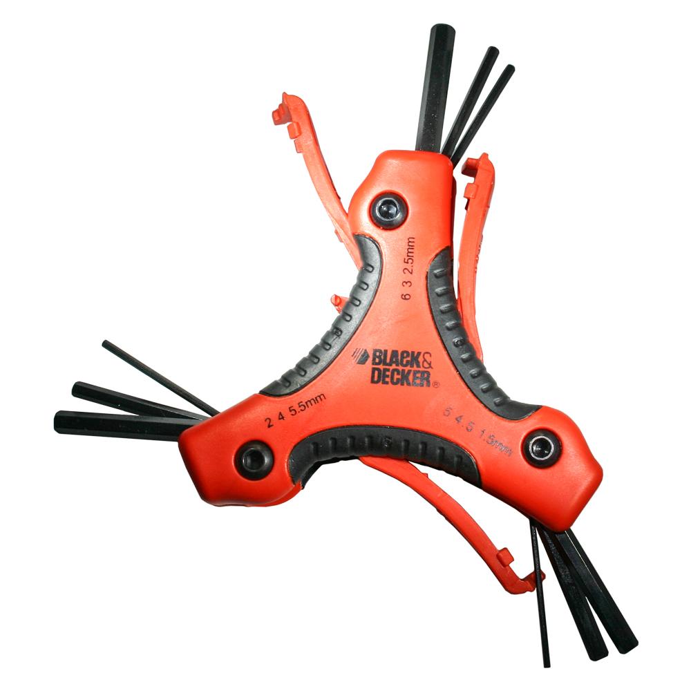 Set Chiavi A Brucola Esagonali Richiudibile Tascabile Bdht0-71628 - Foto 1