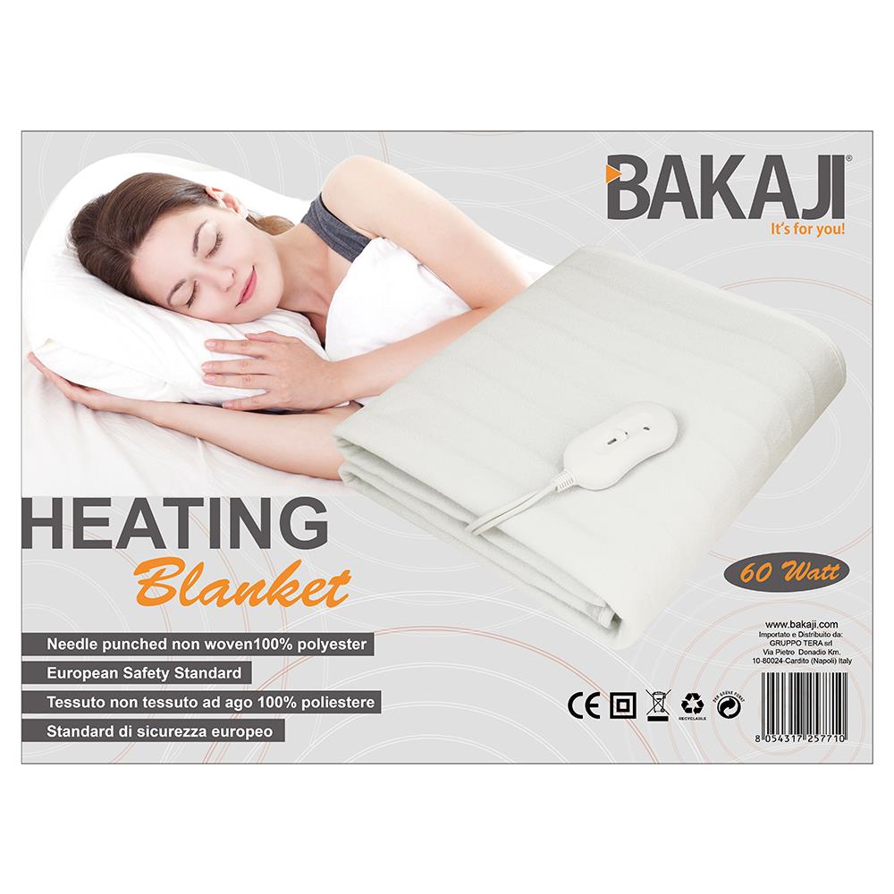 Coperta Elettrica Termica Letto Singolo Coprimaterasso Scaldaletto Elettrico 60w - Foto 5