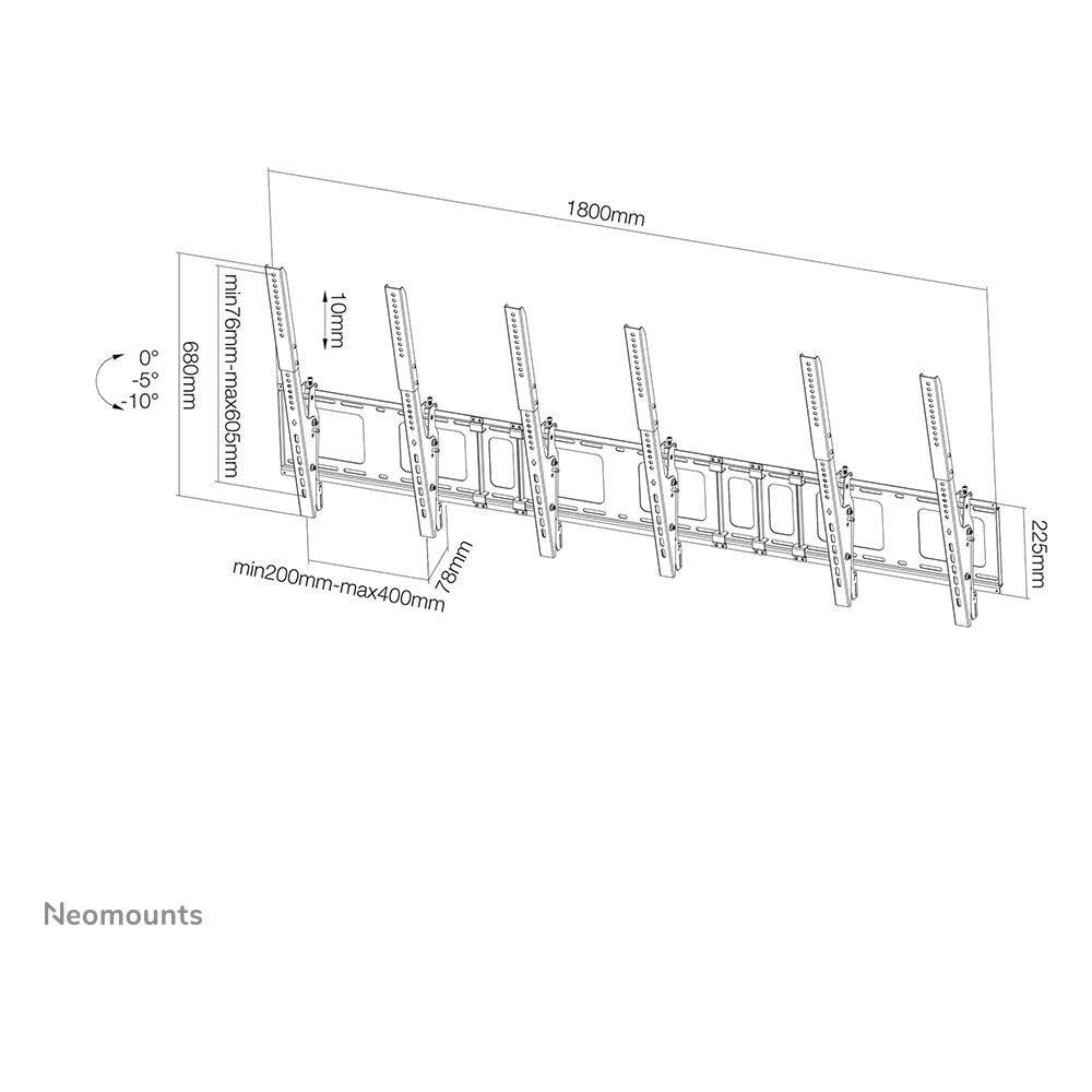 NS-WMB300PBLACK Supporto a Parete per Monitor - Foto 7