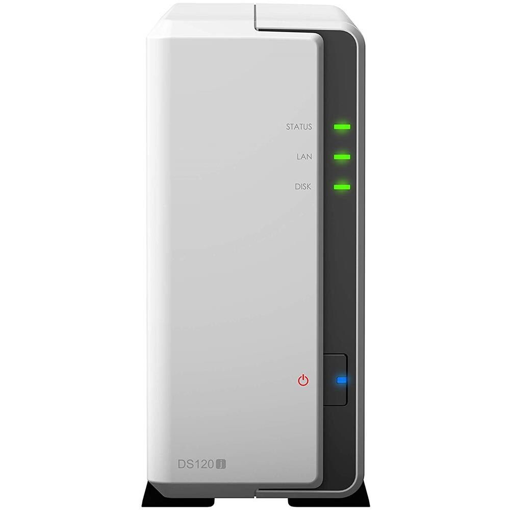 NAS DiskStation DS120j 1 Slot 2.5/3.5" Interfacce 1 x Gigabit Ethernet / 2 x USB 2.0 Ram 0.5 GB - Foto 2