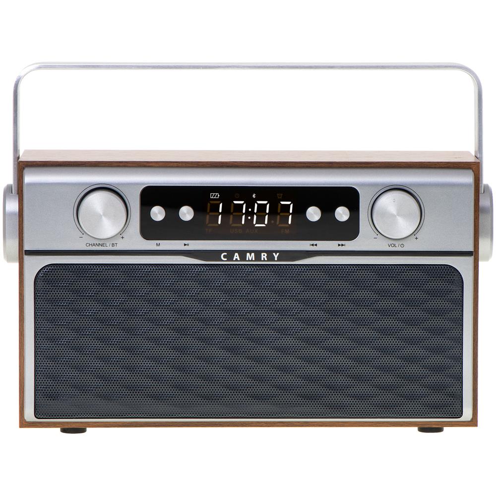Cr1183 Radio Bluetooth, Retrò, Fm, Mp3, Porta Usb E Scheda Sd, Senza Fili, Portatile - Foto 1