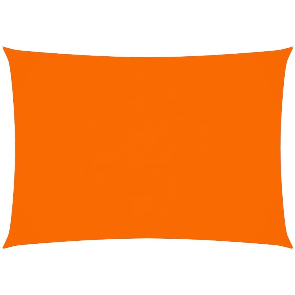 Parasole a Vela Oxford Rettangolare 2x3,5 m Arancione - Foto 1